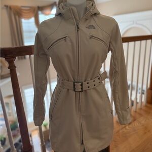 The North Face Women's Belted Softshell Trench Coat (Size W Medium)